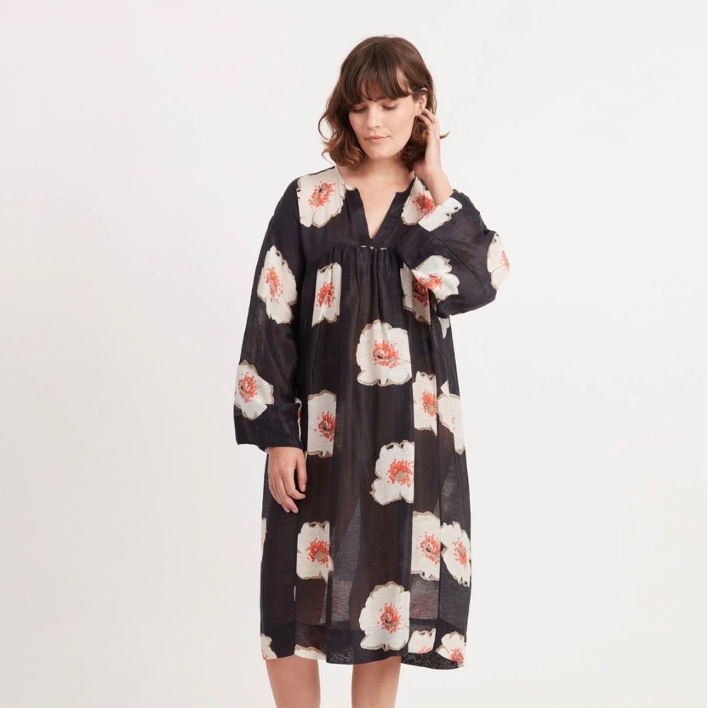 Isabel Marant Etoile Floral Shift Midi Dress L/XL